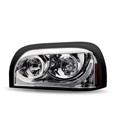 TXTLED-H13 - Freightliner Century Halogen Projector Headlight Assembly - Chrome (Driver Side)