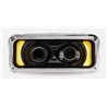 TXTLED-H135 - Rectangular Backlit LED Projector Headlight Assembly - Black (Passenger Side)