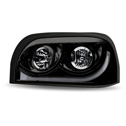TXTLED-H15 - Freightliner Century Halogen Projector Headlight Assembly - Black (Driver Side)