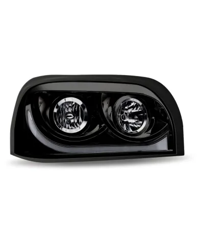 TXTLED-H16 - Freightliner Century Halogen Projector Headlight Assembly - Black (Passenger Side)