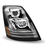 TXTLED-H18 - Volvo VNL LED Projector Headlight Assembly - Chrome (Passenger Side)