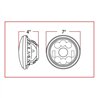 TXTLED-H3 - 7" Round LED Headlight (1320 Lumens)