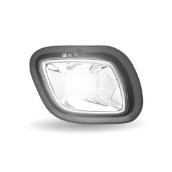 TXTLED-H39 - Freightliner Cascadia LED Fog/Driving Light - 3000 Lumens (6 Diodes) - Chrome - Driver