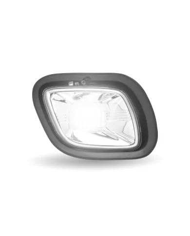 TXTLED-H39 - Freightliner Cascadia LED Fog/Driving Light - 3000 Lumens (6 Diodes) - Chrome - Driver