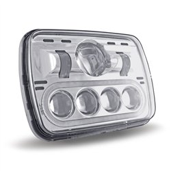TXTLED-H4 - 5" x 7" Square LED Headlight (895 Lumens)