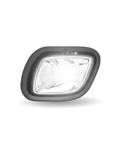 TXTLED-H42 - Freightliner Cascadia LED Fog/Driving Light - 3000 Lumens (6 Diodes) - Chrome - Passenger