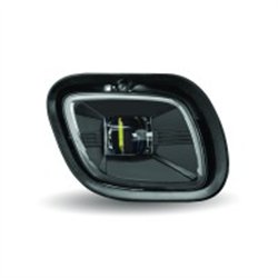 TXTLED-H43 - Freightliner Cascadia LED Fog/Driving Light - 3000 Lumens (6 Diodes) - Driver (Black)