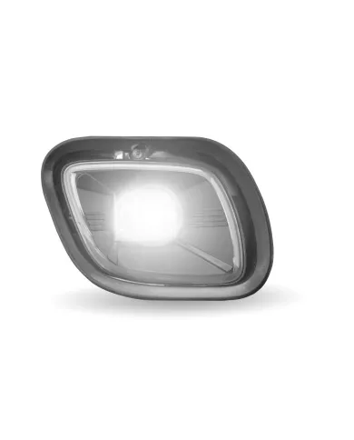 TXTLED-H43 - Freightliner Cascadia LED Fog/Driving Light - 3000 Lumens (6 Diodes) - Driver (Black)
