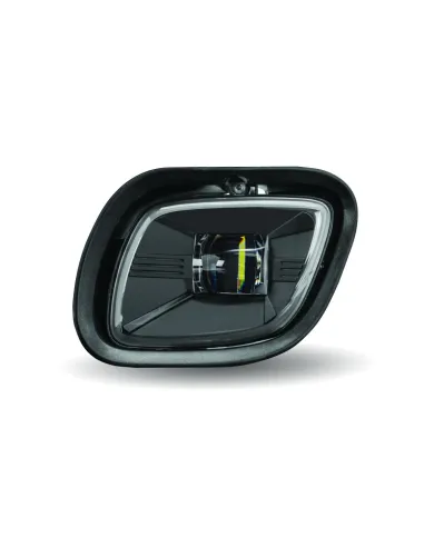 TXTLED-H44 - Freightliner Cascadia LED Fog/Driving Light - 3000 Lumens (6 Diodes) - Passenger (Black)