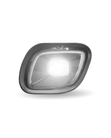 TXTLED-H44 - Freightliner Cascadia LED Fog/Driving Light - 3000 Lumens (6 Diodes) - Passenger (Black)