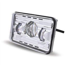 TXTLED-H6 - 4" x 6" LED Projector Headlight - Low Beam - (6-24V)