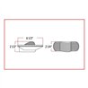 TXTLED-HOBA - Oval Side Turn Signal & Marker LED Light with Hump (18 Diodes)