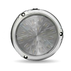TXTLED-ID20 - CHROME INTERIOR LED DOME LIGHT WITH DUAL FUNCTION SIX COLORS