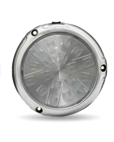 TXTLED-ID20 - CHROME INTERIOR LED DOME LIGHT WITH DUAL FUNCTION SIX COLORS