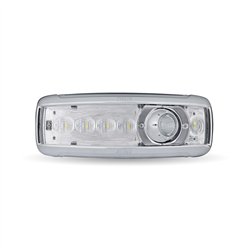 TXTLED-IK60 - MATTE BLACK INTERIOR LED DOME LIGHT WITH DUAL FUNCTION SIX COLORS
