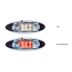 TXTLED-INF2CR - Small Infinity Clear Red LED (6 Diodes)