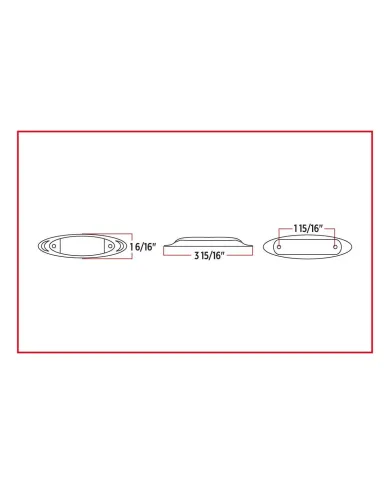 TXTLED-INF2CR - Small Infinity Clear Red LED (6 Diodes)