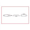 TXTLED-INF2CR - Small Infinity Clear Red LED (6 Diodes)