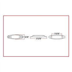 TXTLED-INF2R - Small Infinity Red LED (6 Diodes)