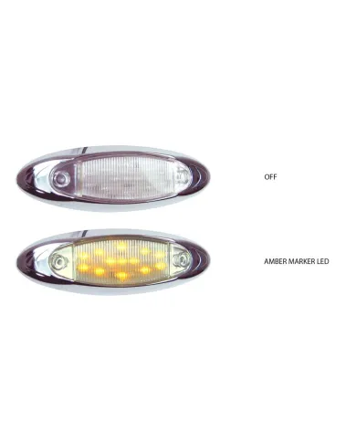 TXTLED-INFCA - Infinity Clear Amber LED (13 Diodes)
