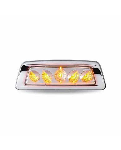 TXTLED-K100CA - KENWORTH T680/T700/T880 DRIVER FENDER MARKER LIGHT-AMBER LED 