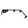UP10615-Black Angled Mud Flap Hangers - 3 Coils (Pair)