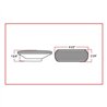 TXTLED-OBMW - Oval Mirror White Back-Up LED (13 Diodes)