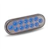 TXTLED-OXAB - Oval Dual Revolution Amber/Blue LED