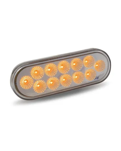 TXTLED-OXAB - Oval Dual Revolution Amber/Blue LED
