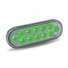 TXTLED-OXAG - Oval Dual Revolution Amber/Green LED