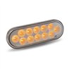 TXTLED-OXAG - Oval Dual Revolution Amber/Green LED