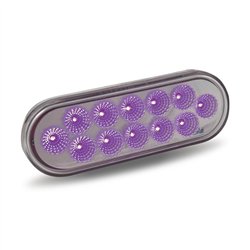 TXTLED-OXAP - Oval Dual Revolution Amber/Purple LED