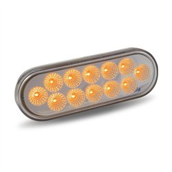TXTLED-OXAP - Oval Dual Revolution Amber/Purple LED