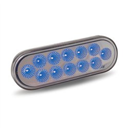 TXTLED-OXRB - Oval Dual Revolution Red/Blue LED
