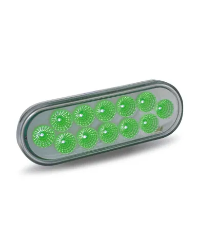 TXTLED-OXRG - Oval Dual Revolution Red/Green LED