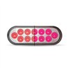 TXTLED-OXRPINK - Oval Dual Revolution Red/Pink LED