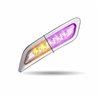 TXTLED-P100AP - PETERBILT 579/567/587 DRIVER DOOR MARKER LIGHT-DUAL REVOLUTION AMBER/PURPLE LED 