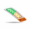 TXTLED-P400AG - PETERBILT 579/567/587 PASSENGER FENDER MARKER LIGHT-DUAL REVOLUTION AMBER/GREEN LED 