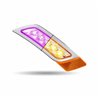 TXTLED-P400AP - PETERBILT 579/567/587 PASSENGER FENDER MARKER LIGHT-DUAL REVOLUTION AMBER/PURPLE LED 