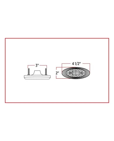 TXTLED-PA - Peterbilt Amber Fender Light (4 Diodes)