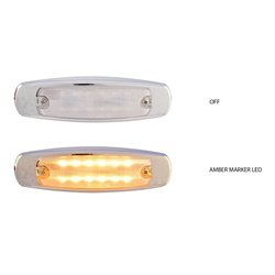 TXTLED-PETCA - Peterbilt Clear Amber LED (12 Diodes)