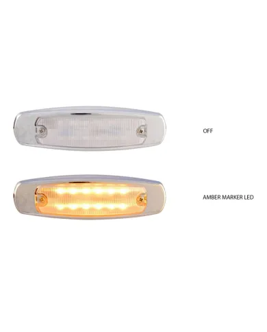TXTLED-PETCA - Peterbilt Clear Amber LED (12 Diodes)