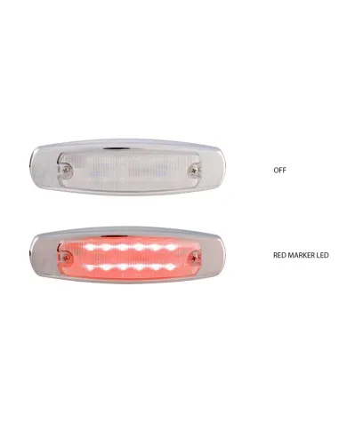 TXTLED-PETCR - Peterbilt Clear Red LED (12 Diodes)