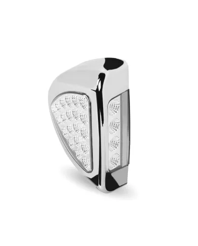 TXTLED-PSHXG - Peterbilt Side Headlight Triangle Dual Revolution Amber/Green LED (24 Diodes)