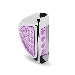 TXTLED-PSHXP - Peterbilt Side Headlight Triangle Dual Revolution Amber/Purple LED (24 Diodes)