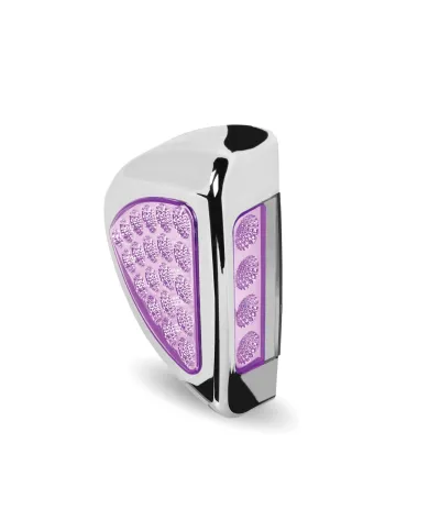 TXTLED-PSHXP - Peterbilt Side Headlight Triangle Dual Revolution Amber/Purple LED (24 Diodes)