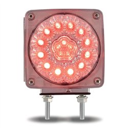 TXTLED-SDFL3C - Super Diode Double Face Double Post Square Clear LED - Driver Side (38 Diodes)