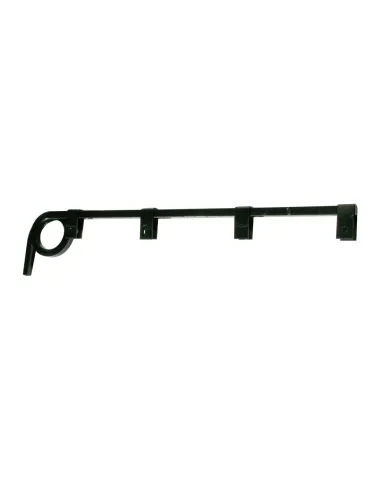 UP10625-Black Straight Mud Flap Hangers - 1 Coil (Pair)
