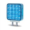 TXTLED-SDXB - Dual Revolution Double Face Double Post Square LED (Amber/Red/Blue) - (44 Diodes)