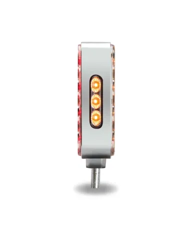 TXTLED-SDXB - Dual Revolution Double Face Double Post Square LED (Amber/Red/Blue) - (44 Diodes)